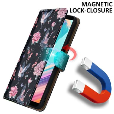 OnePlus 5T lommebokdeksel etui (svart)