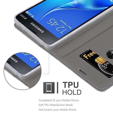 Samsung Galaxy J1 MINI lommebokdeksel etui (grå)