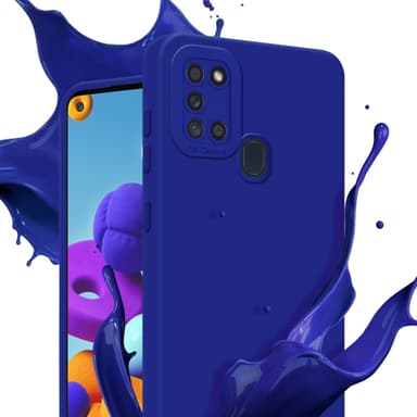 Samsung Galaxy A21s Deksel case (blå)