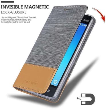 Samsung Galaxy J1 MINI lommebokdeksel etui (grå)