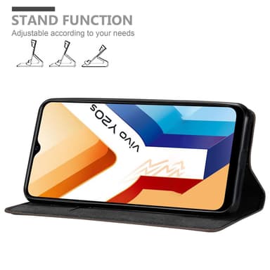 Vivo Y20s lommebokdeksel case (brun)