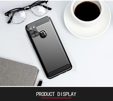 Deksel Samsung Galaxy A21s ultra slim (svart)