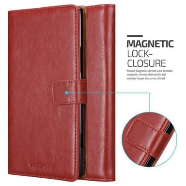 Nokia Lumia 1520 lommebokdeksel etui (rød)