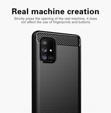 Deksel Samsung Galaxy A71 5G ultra slim (svart)