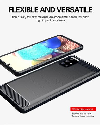 Deksel Samsung Galaxy A71 5G ultra slim (svart)