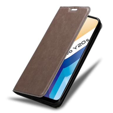 Vivo Y20s lommebokdeksel case (brun)