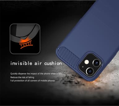 Deksel iPhone 12 MINI ultra slim (blå)
