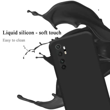 Xiaomi Mi NOTE 10 LITE silikondeksel case (Svart)
