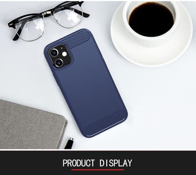 Deksel iPhone 12 MINI ultra slim (blå)