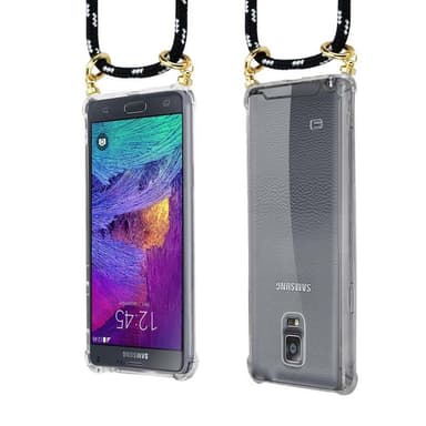 Samsung Galaxy NOTE 4 Deksel med Halskjede (svart)