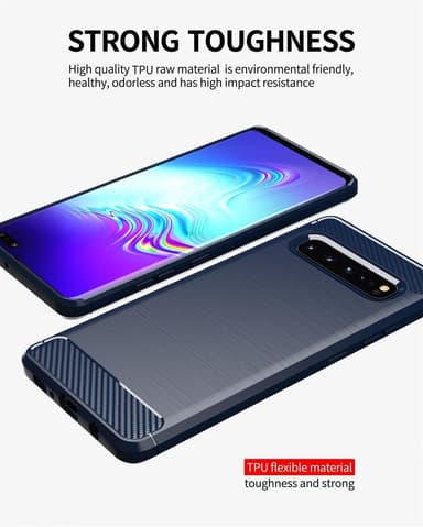 Deksel Samsung Galaxy S10 5G ultra slim (blå)
