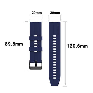 Klockarmband Samsung Galaxy Watch 42mm/S2 Classic/Sport