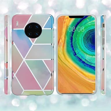 Huawei MATE 30 PRO lommebokdeksel etui (rosa)