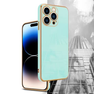 iPhone 14 PRO silikondeksel case (grønn)