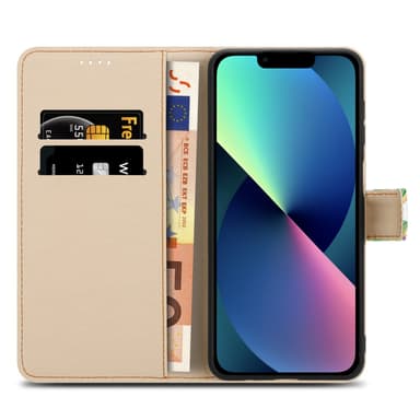 iPhone 14 lommebokdeksel etui (grønn)