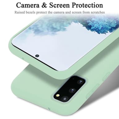 Samsung Galaxy S20 silikondeksel case (grønn)