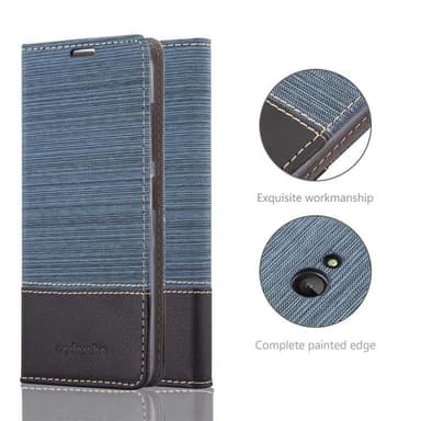 Nokia Lumia 540 lommebokdeksel etui (blå)