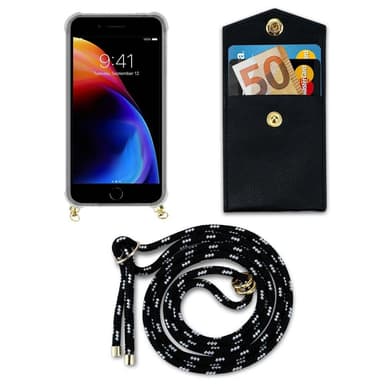 iPhone 7 / 7S / 8 / SE 2020 Deksel med Halskjede