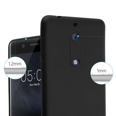 Deksel Nokia 5 2017 Case Cover (svart)