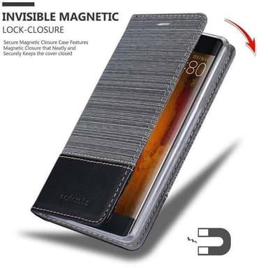 Huawei MATE 9 PRO lommebokdeksel etui (grå)