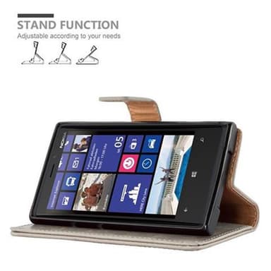 Nokia Lumia 920 lommebokdeksel etui (brun)
