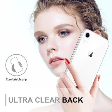 iPhone XR Deksel 360 Case Cover (gjennomsiktig)