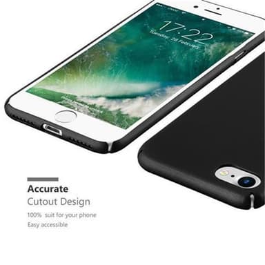 Deksel iPhone 7 / 7S / 8 / SE 2020 Case Cover (svart)