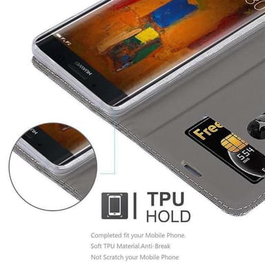 Huawei MATE 9 PRO lommebokdeksel etui (grå)