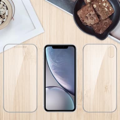 iPhone XR Deksel 360 Case Cover (gjennomsiktig)