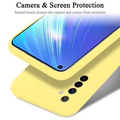 Realme 6 4G / 6s silikondeksel case (gul)