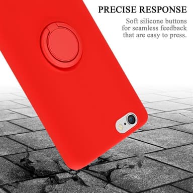 Deksel iPhone 6 PLUS / 6S PLUS Ring Case (rød)
