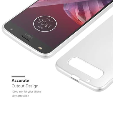 Deksel Motorola MOTO Z2 Case Cover (sølv)