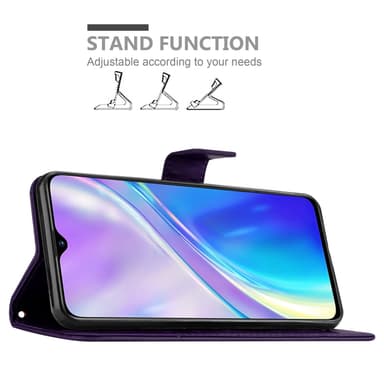 Realme X2 / XT / Oppo K5 lommebokdeksel Blomster