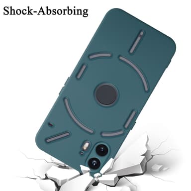 Nothing Phone 2 silikondeksel case (grønn)
