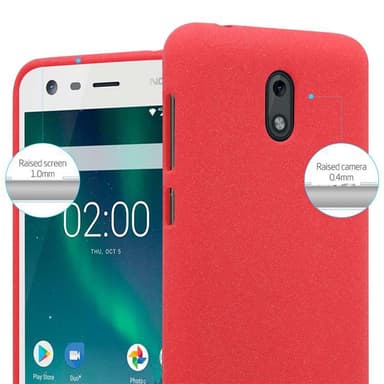 Deksel Nokia 2 2017 case (rød)