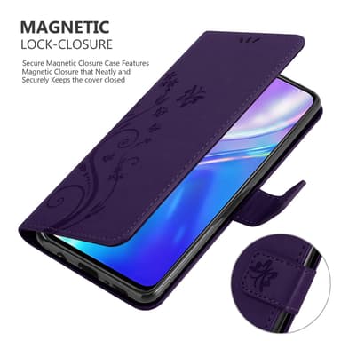 Realme X2 / XT / Oppo K5 lommebokdeksel Blomster