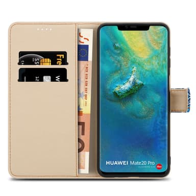 Huawei MATE 20 PRO lommebokdeksel etui (blå)