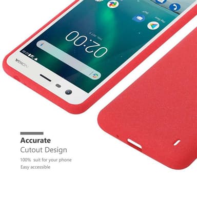 Deksel Nokia 2 2017 case (rød)
