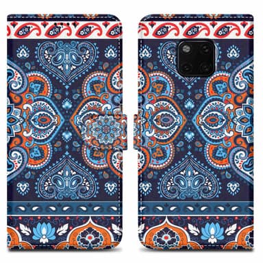 Huawei MATE 20 PRO lommebokdeksel etui (blå)