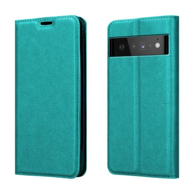Google PIXEL 6 PRO lommebokdeksel case (turkis)