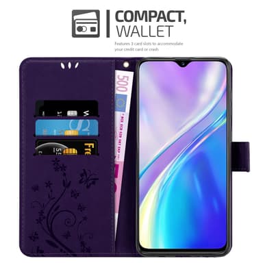 Realme X2 / XT / Oppo K5 lommebokdeksel Blomster