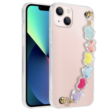 iPhone 13 MINI Deksel med kjede (gjennomsiktig)