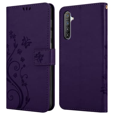 Realme X2 / XT / Oppo K5 lommebokdeksel Blomster