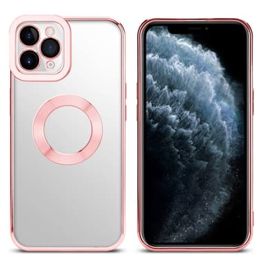 iPhone 11 PRO silikondeksel Krom case (gjennomsiktig)