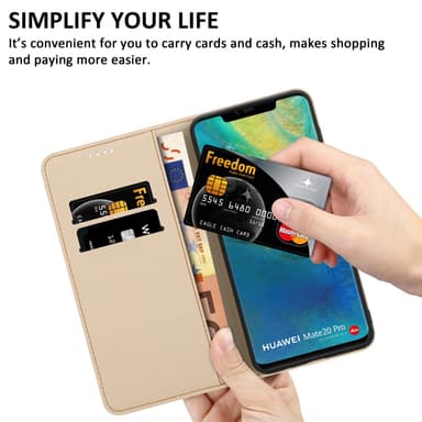 Huawei MATE 20 PRO lommebokdeksel etui (blå)