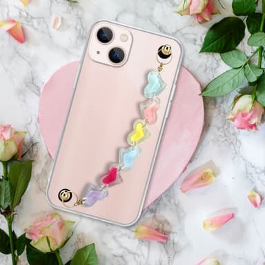 iPhone 13 MINI Deksel med kjede (gjennomsiktig)