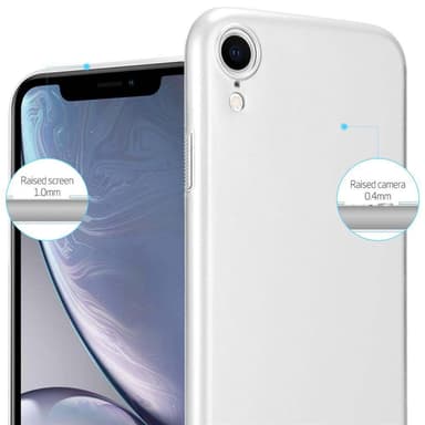 Deksel iPhone XR Case Cover (sølv)
