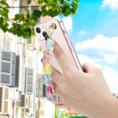 iPhone 13 MINI Deksel med kjede (gjennomsiktig)