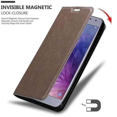 Samsung Galaxy J4 2018 lommebokdeksel case (brun)