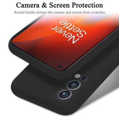 OnePlus Nord 2 5G silikondeksel case (Svart)